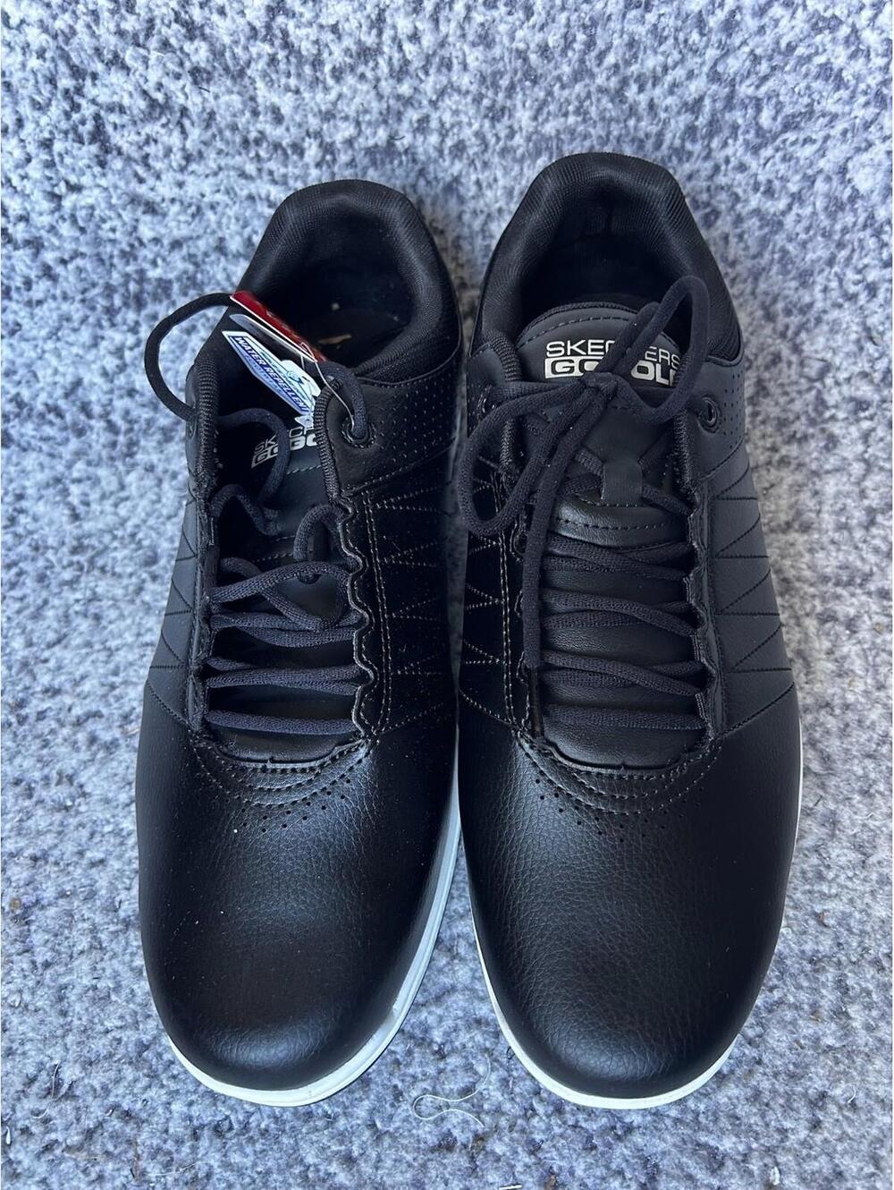 Skechers Go Golf Extra Wide Shoes 8.5 Black Golf Pivot 54545EWW Water Repellent
